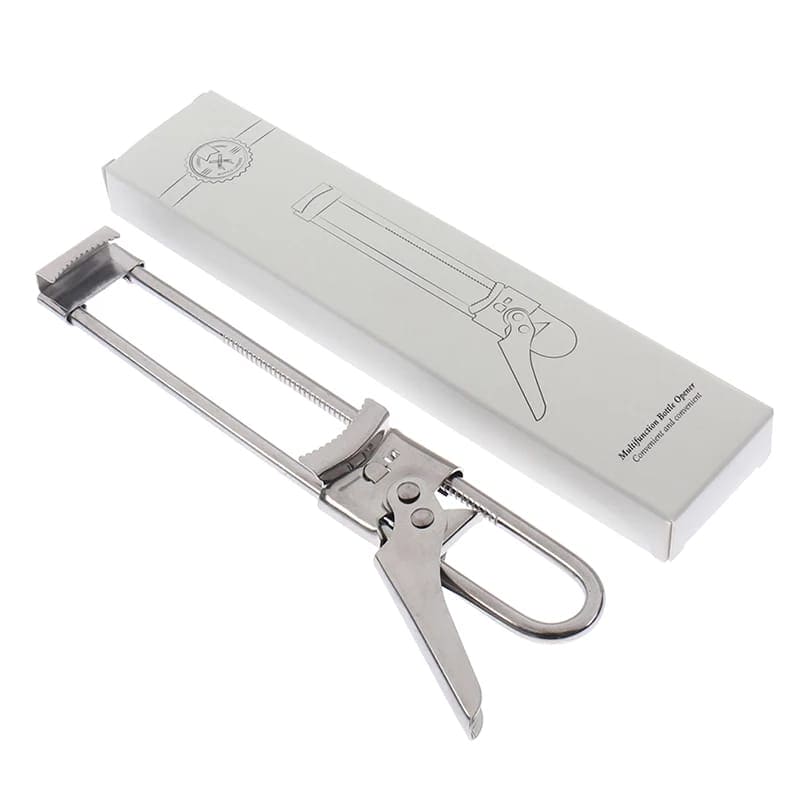 Multifunctional Bottle Cap Opener, Stainless Steel Jar Opener, Easy Opening Cap Tool, Adjustable Jar and Bottle Opener, Jar Lid Gripper Multifunctional Bottle Cap Opener, Stainless Steel Jar Opener, Easy Opening Cap Tool, Adjustable Jar and Bottle Opener, Jar Lid Gripper